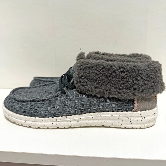 Hey Dude Damen Fold Stitch Cozy Moccasin - Picture 4 of 10